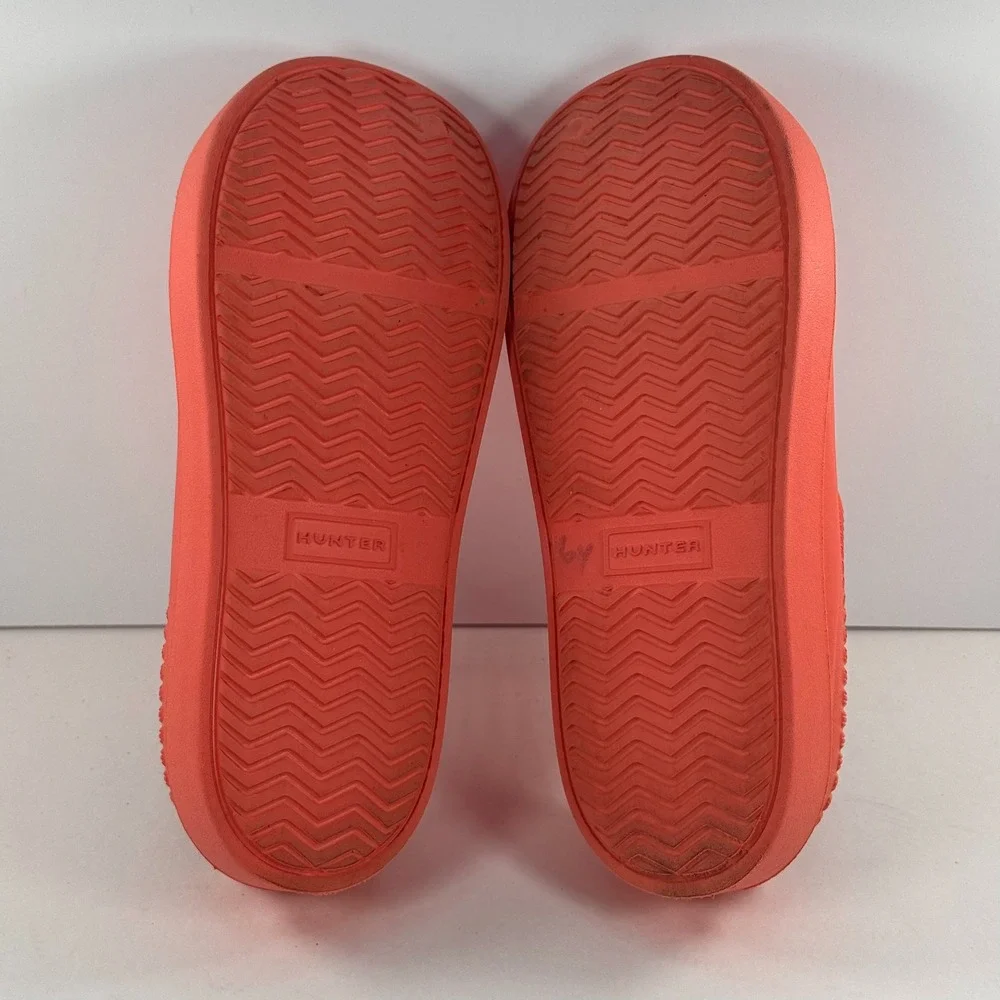 Hunter Play Clog Sunset Orange Rubber Waterproof Slip‎ On Shoes Youth UK 3 US 5
